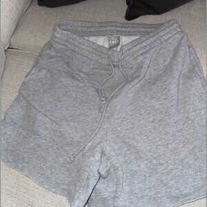 Grey Aritzia TNA Boyfriend Sweatshorts
